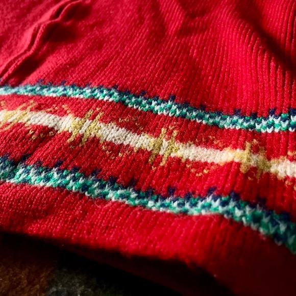 Rare Vintage Red Tundra 100% Wool Hooded Zip-up Sweater - Picture 6 of 9